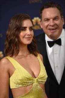 Actors Alison Brie and Jeff Garlin attend the 70th annual Primetime Emmy Awards at the Microsoft Theater in downtown Los Angeles on September 17, 2018.  LAP201809171513 CHRISTINExCHEW