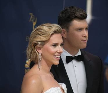 September 17, 2018 - Los Angeles, California, U.S - Scarlett Johansson on the red carpet of the 2018 Emmy Awards held at the Microsoft Theater on Monday September 17, 2018 in Los Angeles, California. Los Angeles U.S. - ZUMAp124 20180917_zaa_p124_008 Copyright: xJavierxRojasx