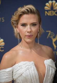 September 17, 2018 - Los Angeles, California, U.S - Scarlett Johansson on the red carpet of the 2018 Emmy Awards held at the Microsoft Theater on Monday September 17, 2018 in Los Angeles, California. Los Angeles U.S. - ZUMAp124 20180917_zaa_p124_011 Copyright: xJavierxRojasx