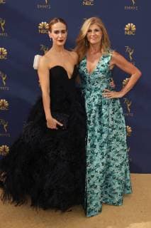 LOS ANGELES, CA - SEPTEMBER 17: Sarah Paulson and Connie Britton at the 70th Primetime Emmy Awards at the Microsoft Theater in Los Angeles, California on September 17, 2018. Copyright: xFayexSadoux