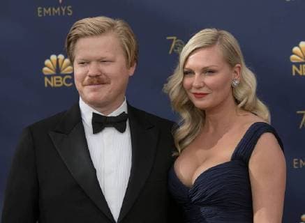 September 17, 2018 - Los Angeles, California, U.S - Jesse Plemons (L) and Kirsten Dunst on the red carpet of the 70th Annual Primetime Emmy Awards held at the Microsoft Theater on Monday September 17, 2018 in Los Angeles, California. Los Angeles U.S. - ZUMAp124 20180917_zaa_p124_031 Copyright: xJavierxRojasx