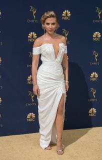 September 17, 2018 - Los Angeles, California, U.S - Scarlett Johansson on the red carpet of the 2018 Emmy Awards held at the Microsoft Theater on Monday September 17, 2018 in Los Angeles, California. Los Angeles U.S. - ZUMAp124 20180917_zaa_p124_036 Copyright: xJavierxRojasx