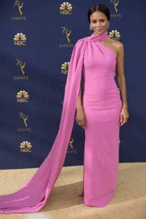 September 17, 2018 - Los Angeles, California, U.S - Thandie Newton on the red carpet of the 2018 Emmy Awards held at the Microsoft Theater on Monday September 17, 2018 in Los Angeles, California. Los Angeles U.S. - ZUMAp124 20180917_zaa_p124_056 Copyright: xJavierxRojasx