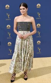 Actor Samantha Colley attends the 70th annual Primetime Emmy Award at the Microsoft Theater in downtown Los Angeles on September 17, 2018.  LAP201809171191 CHRISTINExCHEW