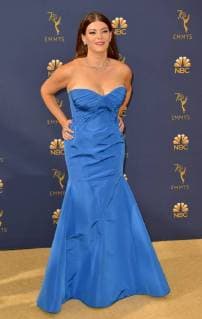 Food writer Gail Simmons attends the 70th annual Primetime Emmy Award at the Microsoft Theater in downtown Los Angeles on September 17, 2018.  LAP201809171202 CHRISTINExCHEW