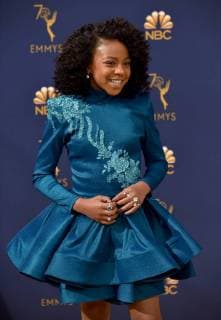 Actor Priah Ferguson attends the 70th annual Primetime Emmy Award at the Microsoft Theater in downtown Los Angeles on September 17, 2018.  LAP201809171207 CHRISTINExCHEW