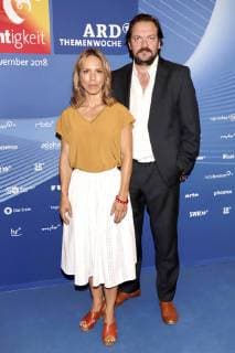Anneke Kim Sarnau und Charly Hübner beim Fototermin zur ARD Themenwoche Gerechtigkeit im Studio 14 beim NDR in Lokstedt. Hamburg, 18.09.2018