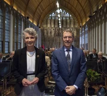 News Bilder des Tages Zülch-Preis Hansa-Saal Historisches Rathaus Koeln Datum: 21.09.2018 Rechts: Josep Dalmau Links: Angela Vincent