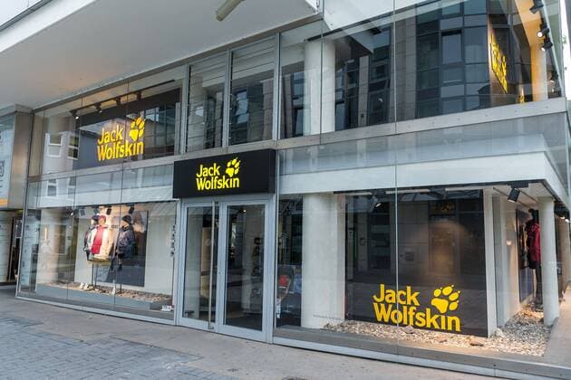 Bochum THEMENBILD Geschaeftsfilialen, 21.09.2018 Filiale der Modekette Jack Wolfskin bei der THEMENBILD Geschaeftsfilialen, 21.09.2018, Copyright: xMarioxHommesx Eibner-Pressefotox EP_mhs