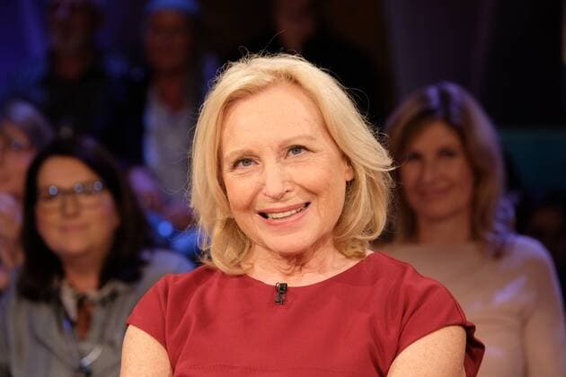 Hamburg Maren Kroymann zu Gast in der NDR Talk Show Talkshow Fototermin im NDR Studio Hamburg Lokstedt vor der Sendung am gleichen Abend am 21.9.2018
