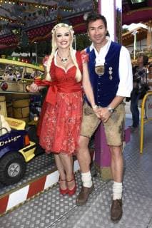 Daniela Katzenberger mit Gatte Lucas Cordalis beim Oktoberfest 2018 auf der Theresienwiese. München, 23.09.2018