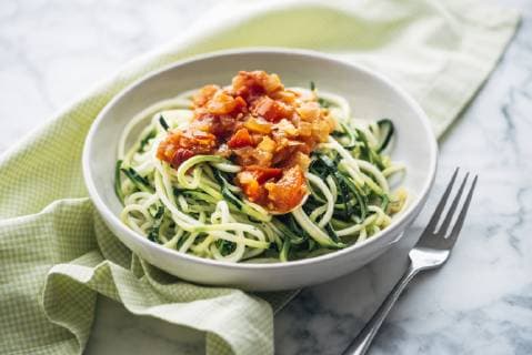 Fresh Zoodles with tomato sauce  IPF00473