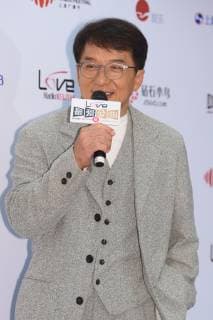 Hong Kong kungfu superstar Jackie Chan speaks during the 2018 Love Radio Music Awards ceremony in Shanghai, China, 26 September 2018. Jackie Chan wins big at Love Radio Music Awards in Shanghai  20180926_32746