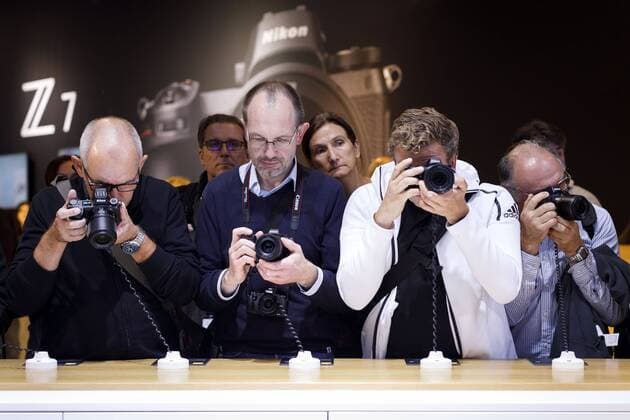 Nikon-Stand auf der Weltleitmesse für Foto und Video photokina 2018 in der Koelnmesse. Köln, 28.09.2018