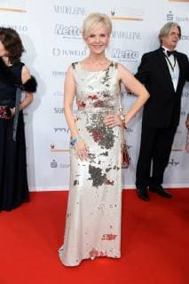 Andrea Kathrin Loewig bei der Goldene Henne 2018 in der Messe Leipzig am 28.09.2018 - Roter Teppich