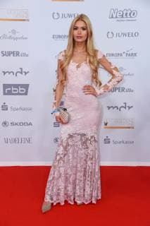 Pamela Reif bei der Goldene Henne 2018 in der Messe Leipzig am 28.09.2018 - Roter Teppich