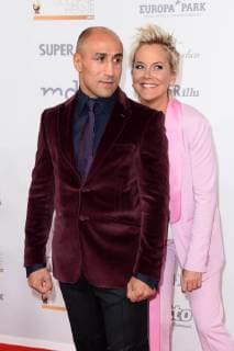 Arthur Abraham, Inka Bause bei der Goldene Henne 2018 in der Messe Leipzig am 28.09.2018 - Roter Teppich