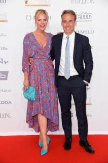Melanie Marschke, Marco Girnth bei der Goldene Henne 2018 in der Messe Leipzig am 28.09.2018 - Roter Teppich