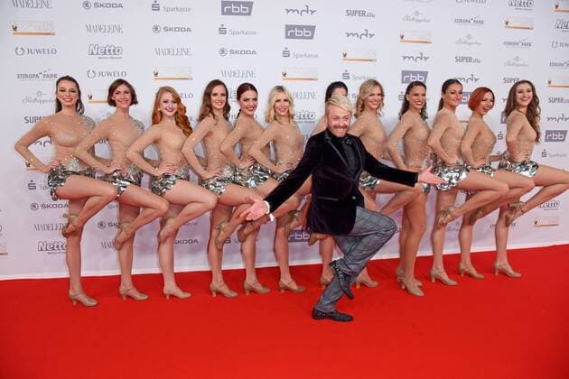 Deutsches Fernsehballett, Ross Antony bei der Goldene Henne 2018 in der Messe Leipzig am 28.09.2018 - Roter Teppich