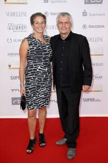 Roland Jahn mit Ehefrau Hilde Jahn bei der 24. Verleihung der Goldenen Henne 2018 in der Leipziger Messe. Leipzig, 28.09.2018