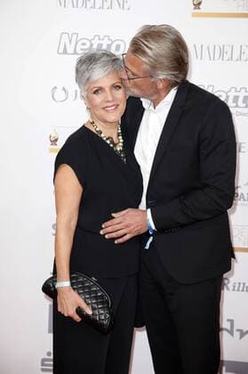 Birgit Schrowange mit Freund Frank Spothelfer bei der 24. Verleihung der Goldenen Henne 2018 in der Leipziger Messe. Leipzig, 28.09.2018
