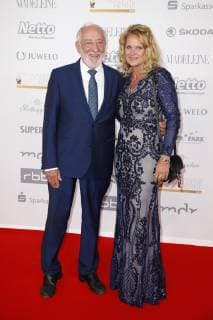 Dieter Hallervorden mit Freundin Christiane Zander bei der 24. Verleihung der Goldenen Henne 2018 in der Leipziger Messe. Leipzig, 28.09.2018