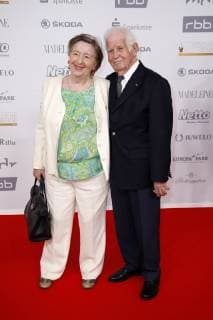 Kurt Biedenkopf mit Ehefrau Ingrid Biedenkopf bei der 24. Verleihung der Goldenen Henne 2018 in der Leipziger Messe. Leipzig, 28.09.2018