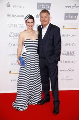 Annett Renneberg und Thomas Rühmann bei der 24. Verleihung der Goldenen Henne 2018 in der Leipziger Messe. Leipzig, 28.09.2018