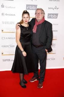 Andreas Schmidt-Schaller mit Begleitung bei der 24. Verleihung der Goldenen Henne 2018 in der Leipziger Messe. Leipzig, 28.09.2018