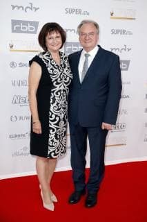 Reiner Haseloff mit Ehefrau Gabriele Haseloff bei der 24. Verleihung der Goldenen Henne 2018 in der Leipziger Messe. Leipzig, 28.09.2018