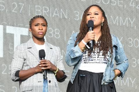 NEW YORK, NY - SEPTEMBER 29: Cynthia Erivo and Ava DuVernay at the 2018 Global Citizens Music Festival in Central Park, New York City on September 29, 2018. Copyright: xJohnxPalmerx
