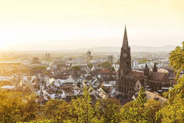 DEU; Deutschland, Freiburg im Breisgau, 16.09.2018: Freiburg im Breisgau, Münster. Seit langer Zeit wieder einmal ohne Gerüst.