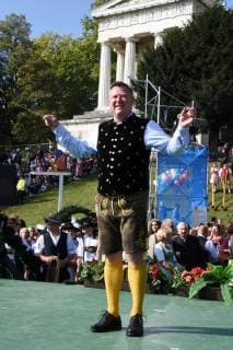 Josef Schmid Zweiter Buergermeister Muenchen 30.09.18 Theresienwise Oktoberfest Wiesen Kapellen Standkonzert unter Bavaria Oktoberfest