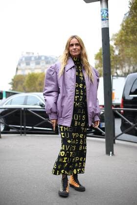 Blanca Miro Scrimieri posing outside of the Miu Miu Show during Paris Fashion Week -Oct 2, 2018 - PFW: Spring 2019 Street Style Day 9, Paris France  Copyright: xValentinaxRanierix h_00557020