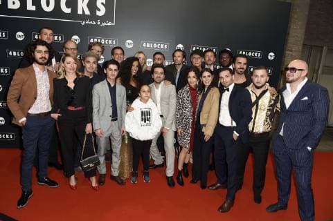Cast und Crew bei der Premiere der TNT Serie 4 Blocks - Staffel 2 im Kino International. Berlin, 04.10.2018