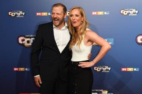 Der Deutsche Comedypreis 2018 am 07.10.2018 im Brainpool Studio in Köln Mario Bath und Angela Finger-Erben