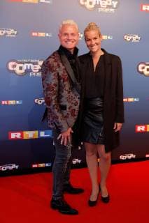 Guido Cantz und seine Ehefrau Kerstin Ricker bei der Verleihung Der Deutsche Comedypreis 2018 am 7.10.2018 in Koeln Deutscher Comedypreis 2018 in Koeln