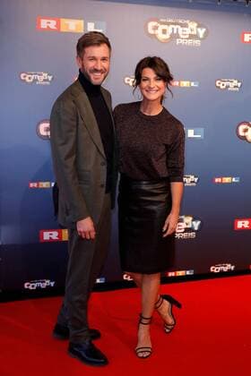 Jochen Schropp und Marlene Lufen bei der Verleihung Der Deutsche Comedypreis 2018 am 7.10.2018 in Koeln Deutscher Comedypreis 2018 in Koeln