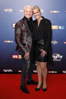Guido Cantz mit Ehefrau Kerstin Ricker bei der Verleihung des 22. Deutschen Comedypreises 2018 in den Brainpool Studios. Köln, 07.10.2018