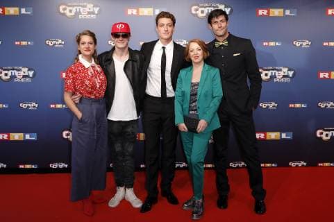 Bettina Burchard, Vincent Krüger, Daniel Donskoy, Susi Banzhaf und Michael Raphael bei der Verleihung des 22. Deutschen Comedypreises 2018 in den Brainpool Studios. Köln, 07.10.2018
