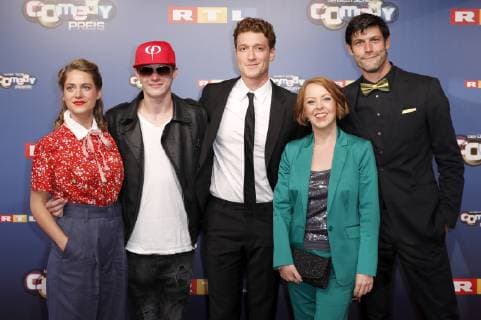Bettina Burchard, Vincent Krüger, Daniel Donskoy, Susi Banzhaf und Michael Raphael bei der Verleihung des 22. Deutschen Comedypreises 2018 in den Brainpool Studios. Köln, 07.10.2018