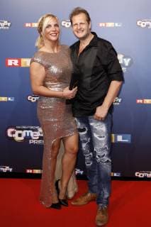 Jens Büchner mit Ehefrau Daniela bei der Verleihung des 22. Deutschen Comedypreises 2018 in den Brainpool Studios. Köln, 07.10.2018