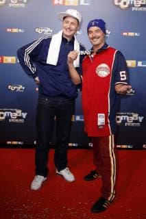 Florian Simbeck und John Friedmann (Erkan und Stefan) bei der Verleihung des 22. Deutschen Comedypreises 2018 in den Brainpool Studios. Köln, 07.10.2018