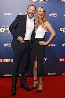 Mario Barth und Angela Finger-Erben bei der Verleihung des 22. Deutschen Comedypreises 2018 in den Brainpool Studios. Köln, 07.10.2018