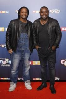 Mola Adebisi und Nelson Müller bei der Verleihung des 22. Deutschen Comedypreises 2018 in den Brainpool Studios. Köln, 07.10.2018