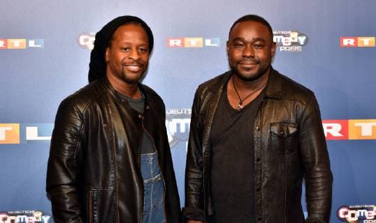 Mola Adebisi und Nelson Müller kommt am 07.10.2018 in Köln zur Verleihung des Deutschen Comedy Preis 2018.