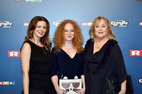 Katrin Ingendoh, Laura Lo Zito und Doris Kunstmann , l-r, kommt am 07.10.2018 in Köln zur Verleihung des Deutschen Comedy Preis 2018.