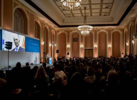 Bundesaussenminister Heiko Maas, SPD, nimmt an der Shimon-Peres-Preisverleihung im Rotenrathaus von Berlin teil. 08.10.2018. Berlin Deutschland Copyright: xFelixxZahnx
