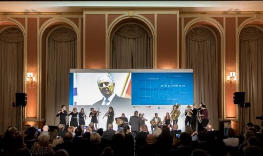 Bundesaussenminister Heiko Maas, SPD, nimmt an der Shimon-Peres-Preisverleihung im Rotenrathaus von Berlin teil. 08.10.2018. Berlin Deutschland Copyright: xFelixxZahnx