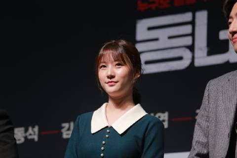 South Korean actress Kim Sae-ron attends a press conference for new movie The Villagers in Seoul, South Korea, 8 October 2018. Ma Dong-seok, Kim Sae-ron pair up to promote The Villagers in Seoul  20181008_29517